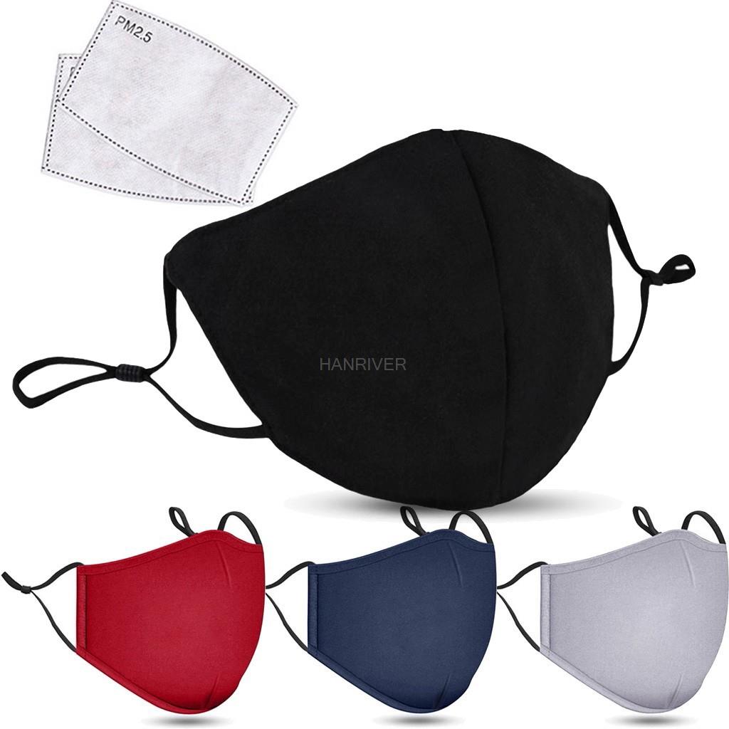 Cloth Face Mask Washable - Mascarilla de algodón PM2.5, mascarilla de