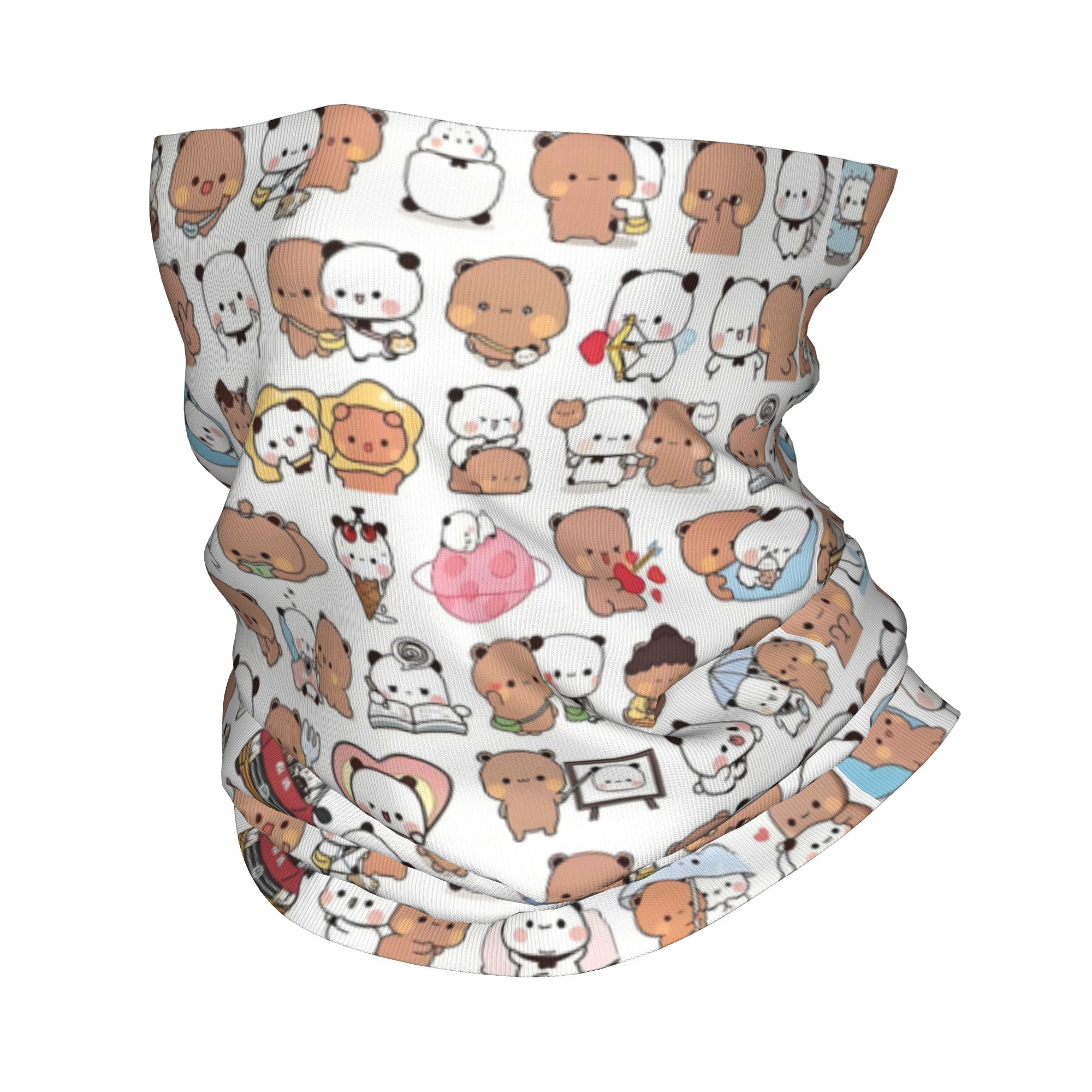 Neck Gaiter Face Cover - Pañuelo personalizado con dibujo de oso,