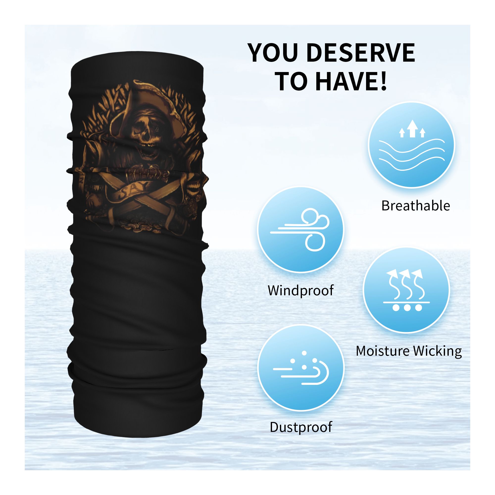 Pañuelo Multifuncional Persona - Neck Gaiter Face Cover reseña y precio